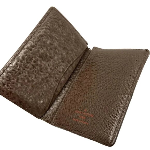 LOUIS VUITTON Organizer de Poshe N61721 Ebene Damier - MI1057 Card Case - Picture 7 of 10